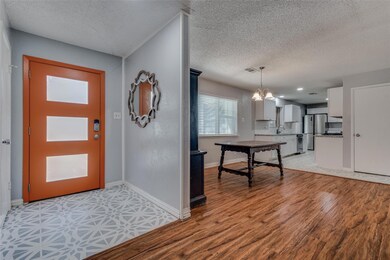 Enter into home and notice the beautiful flooring!