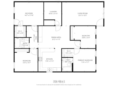 This floorplan is spacious and has room for everyo