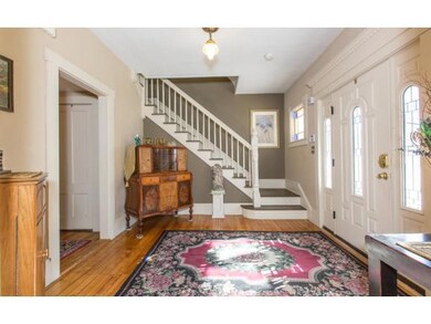 View from Stairs into Foyer