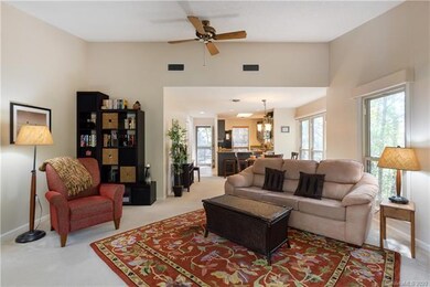 From the living room to the kitchen on the upper r
