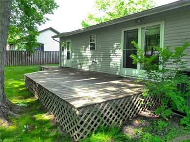 20' x 12' Deck off French Doors from Dining Room. 