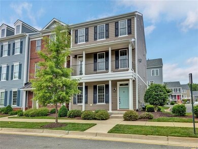 END UNIT, William II Grand Townhome, former model home with upgrades throughout and 3-outdoor living spaces located across from park.