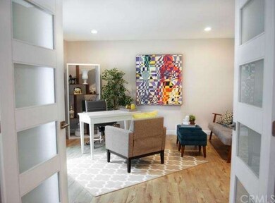 4th bedroom currently used as an office.  Glass pa