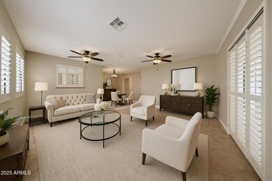 Living & Dining Room Staged