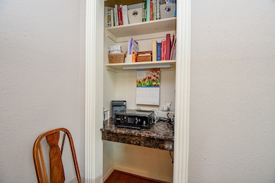 This nook in the bedroom is perfect for a home off