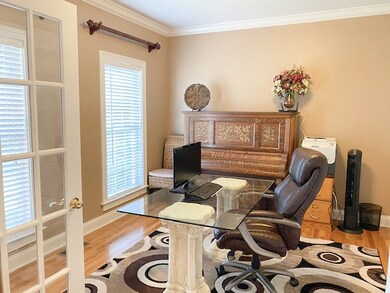 Front of the house private office space with plenty of natural sunlight and Glass French Door for Privacy