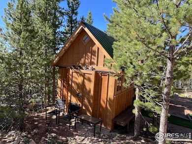Barn door entrance to the shed.
