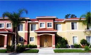 Front view of townhouse building