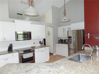 Beautifully updated and spacious kitchen.