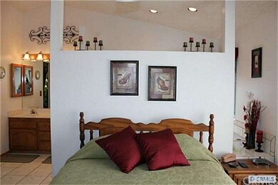 Master bedroom bed wall