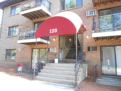 Fresh newer Building 128 numbered awning; all awni