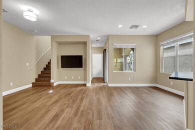 Unfurnished living room featuring light wood-type
