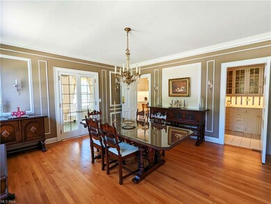 Dining Room Flows into the Butler's Pantry, Morning Room, and Kitchen