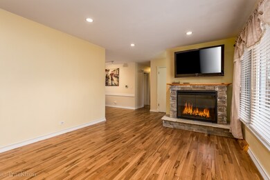 Fireplace in the living room