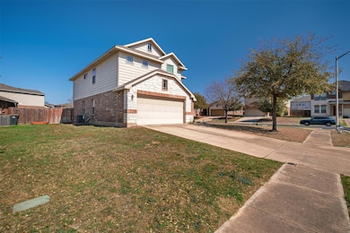 View of property exterior featuring central air c