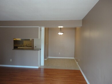 Dining room looking from living room, kitchen has 