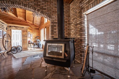 Entry to Living Woodstove