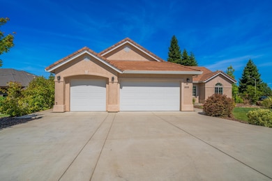 front w/3-car garage