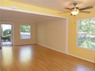 Light and bright open floor plan with spacious liv