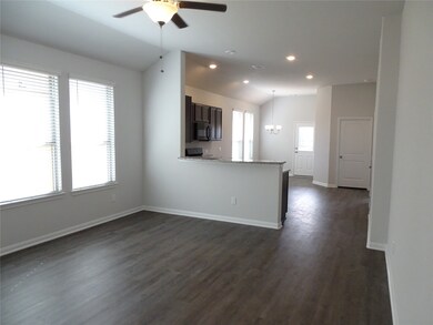Family Room is open to Kitchen