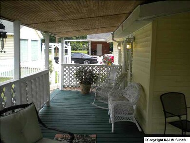 Covered Deck on Back of Home