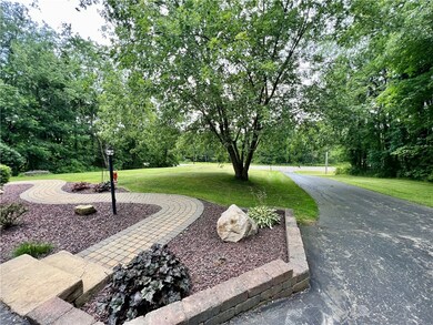 Landscaped front yard