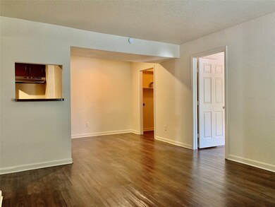 View from living to dining space