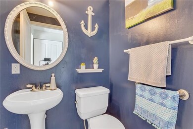 Main floor powder room