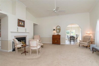Family room view from 3rd bedroom