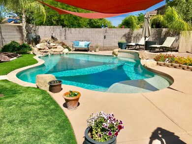 Pool from putting green