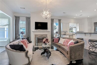 View of living area from foyer.