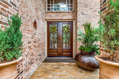 Hand crafted front door.