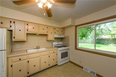 Kitchen in unit on the left.