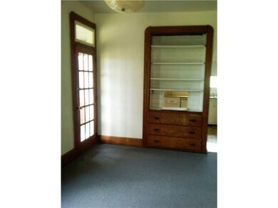 Dining Room. With Vintage Oak Built-In