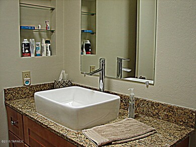 Bowl sink and granite in master bath