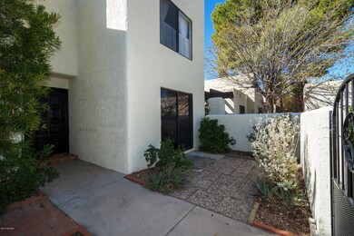 front courtyard