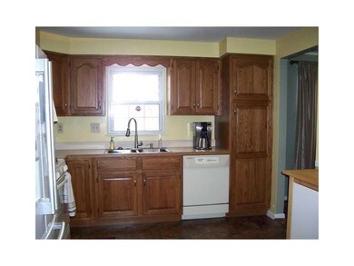 Kitchen. Cozy kitchen with built in pantry.