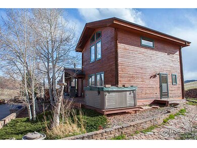 Side View of Home with Hot Tube
