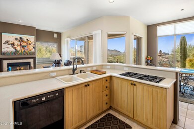 Kitchen into Family Room