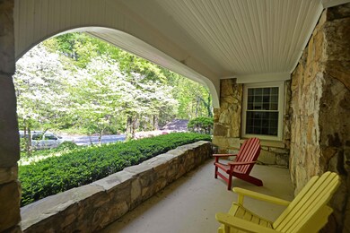 Covered front porch