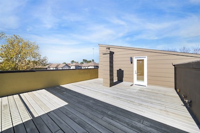 Entertain effortlessly on the rooftop deck, comple