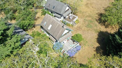 Aerial of neighborhood