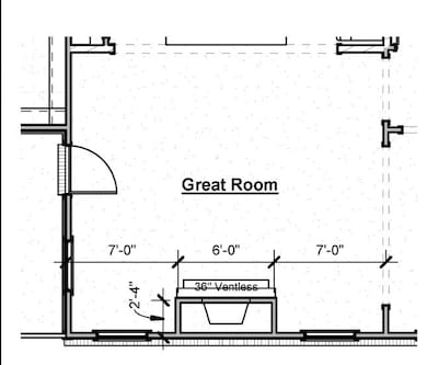 Bump In Fireplace