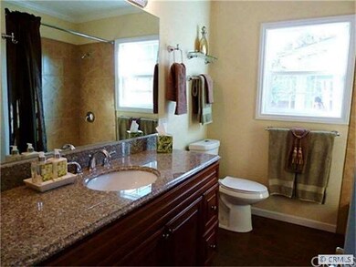 Completely remodeled hallway bathroom.