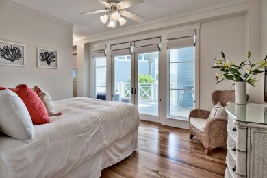 First floor guest suite leads to porch