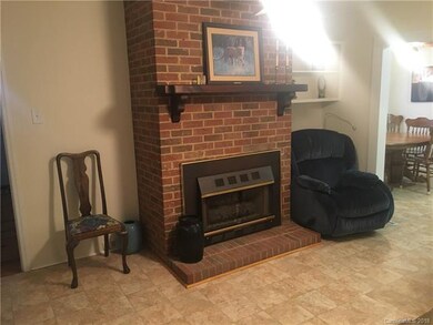 Propane Gas Logs in Fireplace in Keeping Room