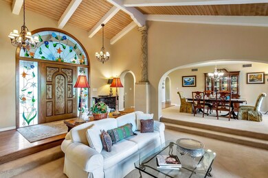 Living Room with View of Dining Room