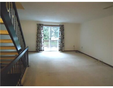 Living Room. Living room with sliding glass doors 