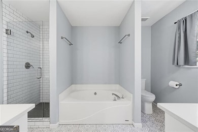 Primary Bath offers full bath & walk-in shower