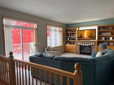 Bright living room with ample natural light